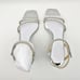 Badgley Mischka Womens Unity Wedge Heels US 6 EU 36.5 Silver Embellished NIB