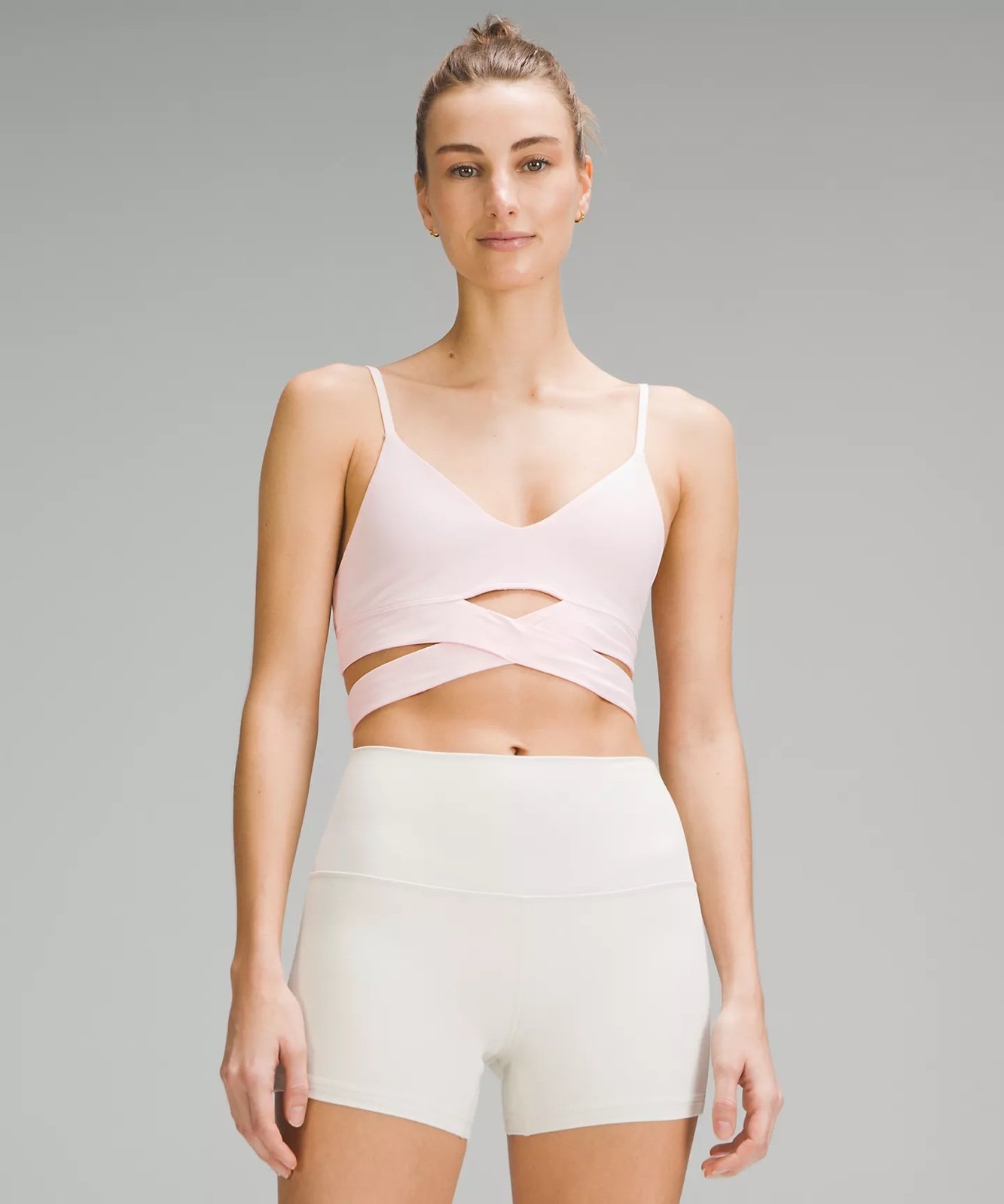 Lululemon Still Now Bra size 8 Strawberry Milkshake STMI