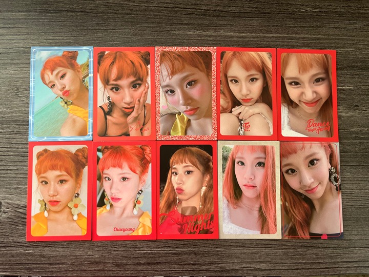 Twice Chaeyoung Summer Nights 'Dance the Night Away' Official Photocard Set 10pc