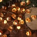 3D Twinkle Acorn Fall Decorations Harvest String Lights 10ft Copper Wire