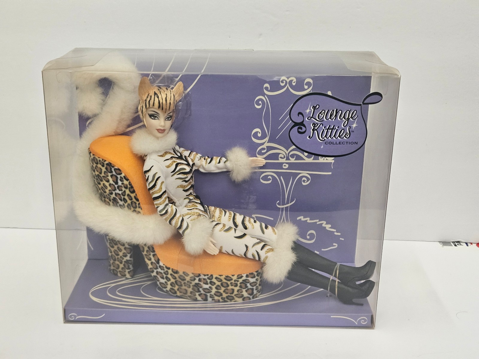 Barbie Lounge Kitties Collection White Tiger Doll 2003 Mattel C2478