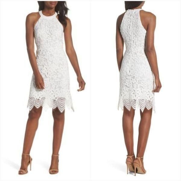 Kobi Halperin Isla Lace Halter Dress
