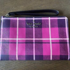 Kate Spade Lisette Wallet Key Case L-Zip Flat Pouch