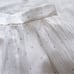 JUSGLITTY Petite Lame Dot Tiered Skirt