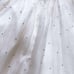 JUSGLITTY Petite Lame Dot Tiered Skirt