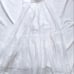 JUSGLITTY Petite Lame Dot Tiered Skirt