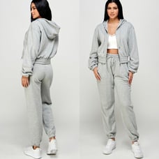 Zip up hoodie and jogger set