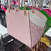 Michael Kors Jet Set Travel LG Chain Shoulder Tote MK Bag Leather Powder Blush