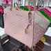Michael Kors Jet Set Travel LG Chain Shoulder Tote MK Bag Leather Powder Blush