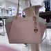 Michael Kors Jet Set Travel LG Chain Shoulder Tote MK Bag Leather Powder Blush