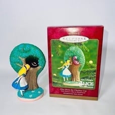 Hallmark Keepsake Ornament Disney Alice Meets the Cheshire Cat