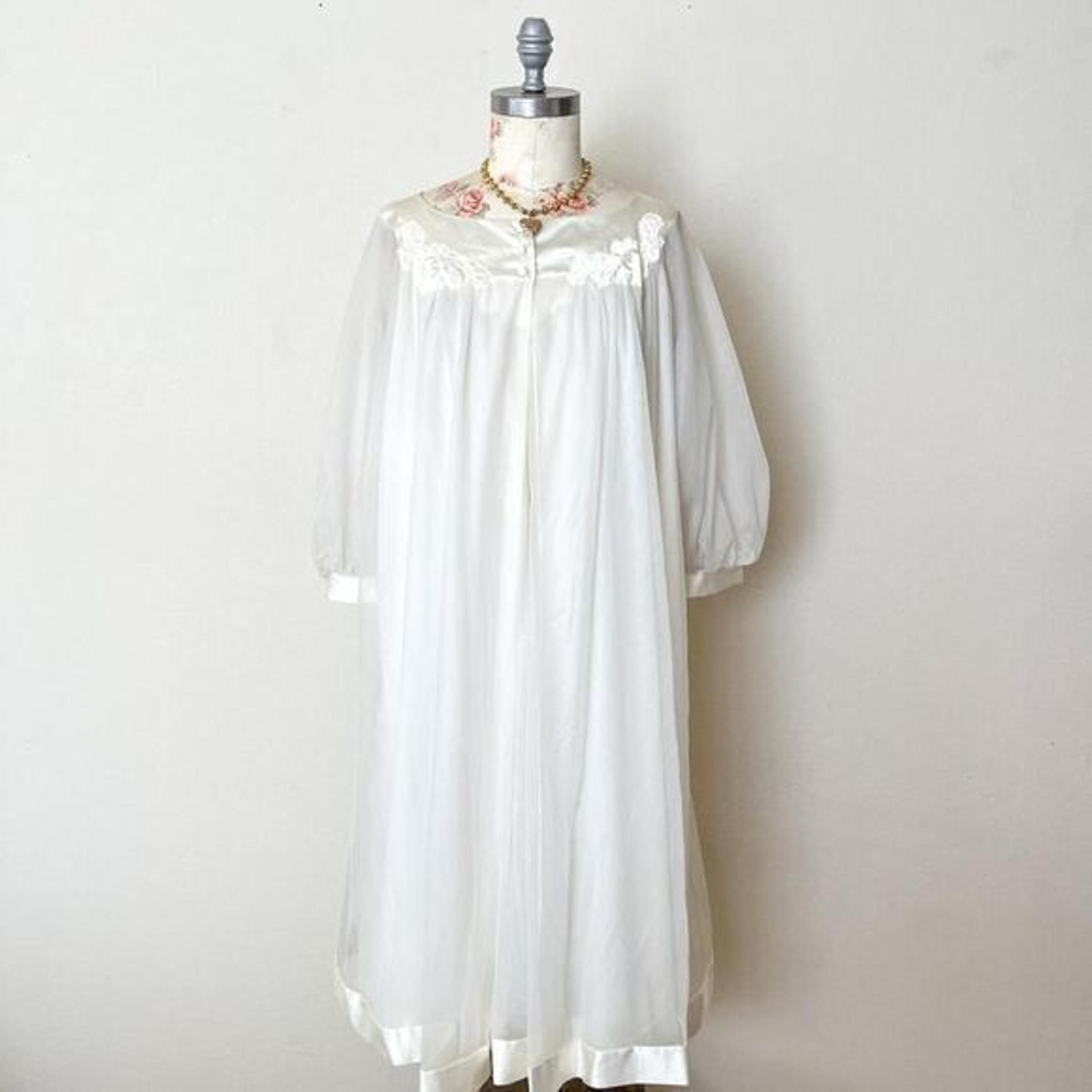 gossard vintage 50s peignoir set womens large