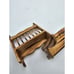 Dolls HouseWood Colonial Bench Miniature 1:12 Scale Furniture