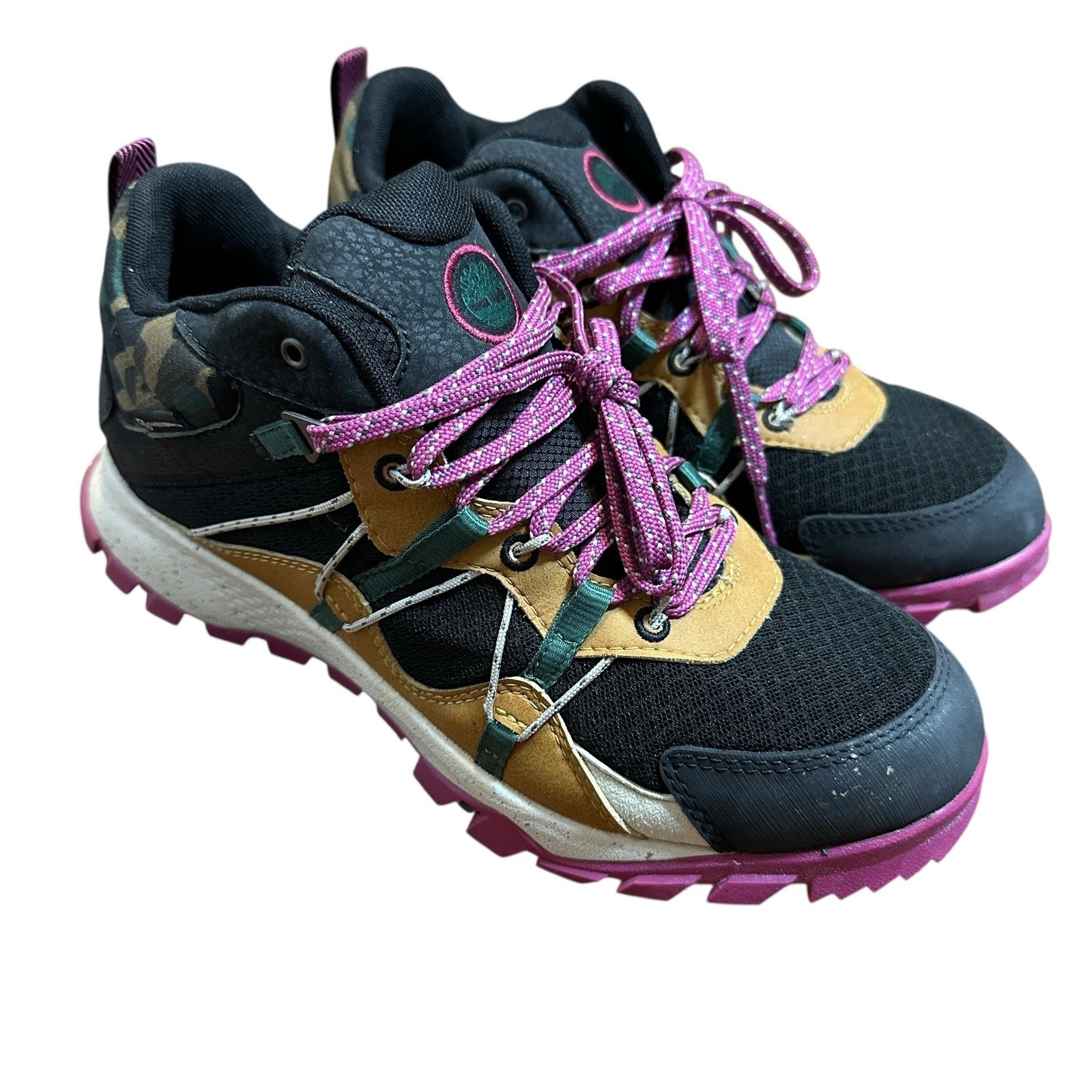 Timberland Garrison Trail Shoes Women's 7.5 Camo Hiking Low top Timberdry Rebotl
