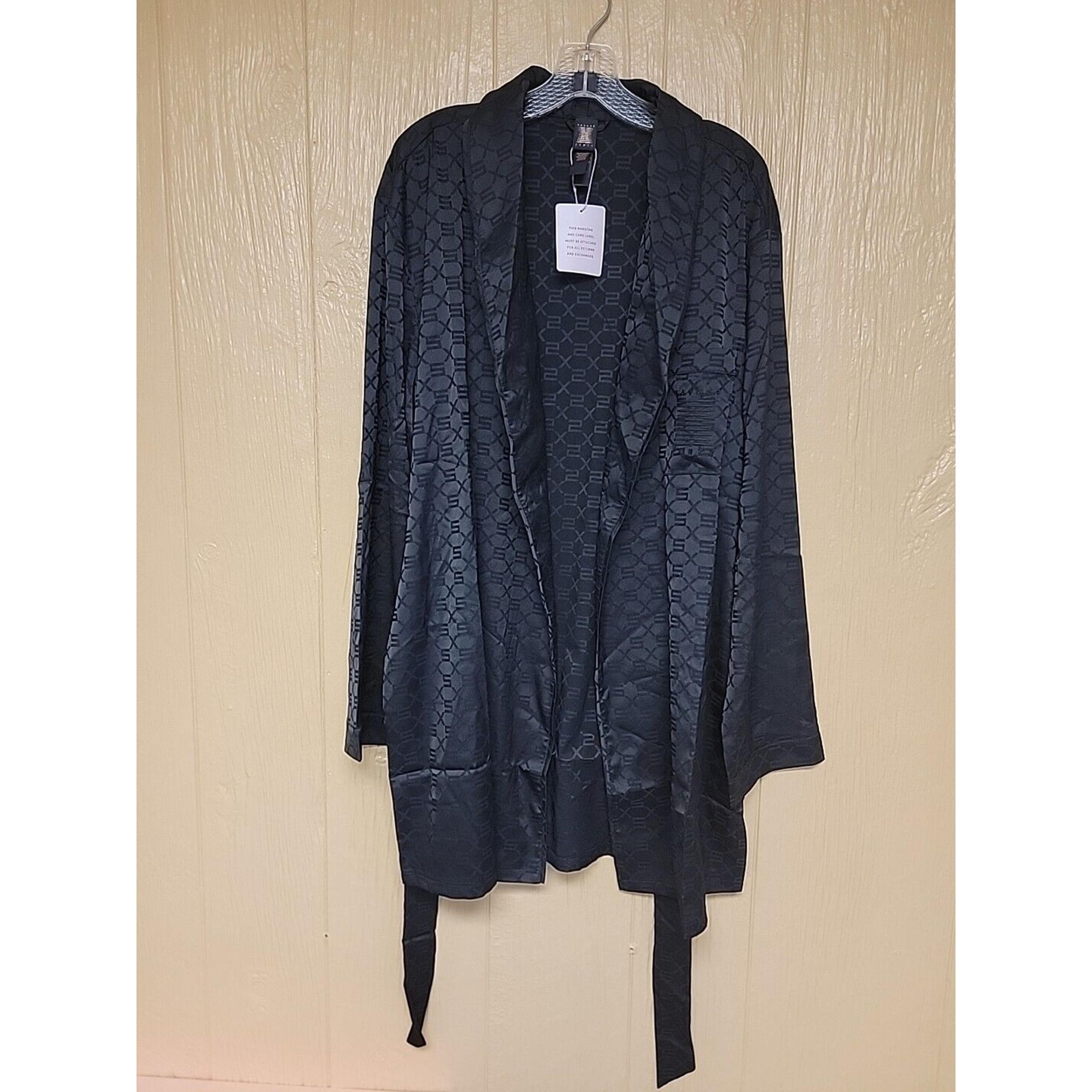 Savage X Fenty Lingerie by Rihanna Robe Womens Midi sz Medium Silky Touch