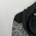 WOODEN SHIPS Grey & Black Marled Cowl Turtleneck Wool Blend Sweater // S/M