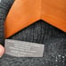 WOODEN SHIPS Grey & Black Marled Cowl Turtleneck Wool Blend Sweater // S/M