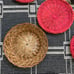 bobemian basket wall accent