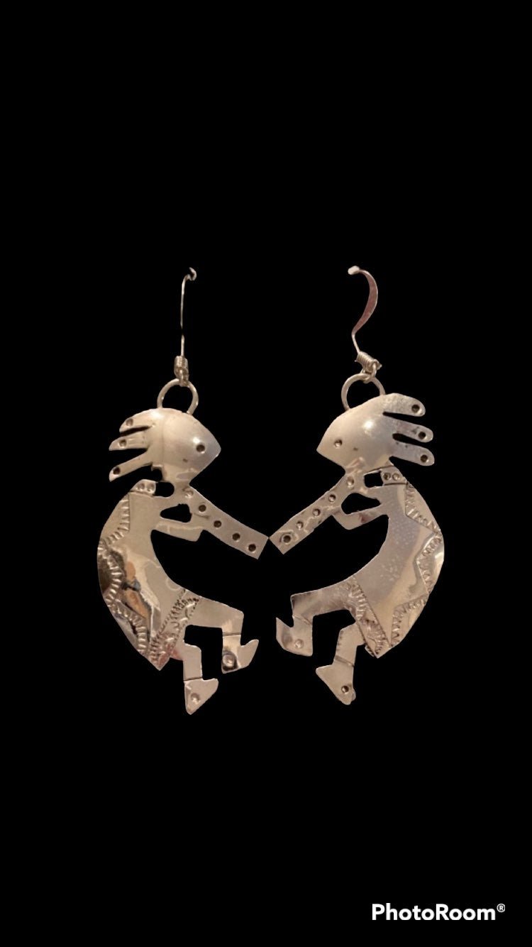 Native American Kokopelli Earrings