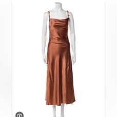 NEW Jason Wu Lana Cowl Neck Midi Dress Sz XS