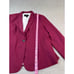 Banana Republic Blazer Suit Jacket Brushed Twill CareerBurgundy Size 14