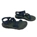 Chaco Z/1 Cloud Classic Sandals Gray Aero Blue Strap Mens Size 12