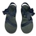 Chaco Z/1 Cloud Classic Sandals Gray Aero Blue Strap Mens Size 12