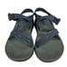 Chaco Z/1 Cloud Classic Sandals Gray Aero Blue Strap Mens Size 12
