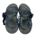 Chaco Z/1 Cloud Classic Sandals Gray Aero Blue Strap Mens Size 12