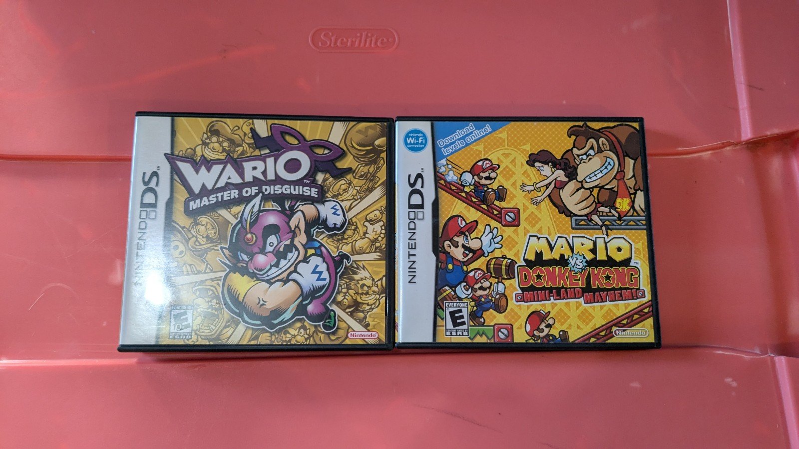 Wario Master of Disguise and Mario VS Donkey Kong Mini Land Mayhem for DS