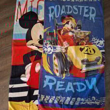 2 vintage Disney Mickey Mouse beach towels