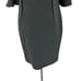 Rickie Freeman for Teri Jon Cold-Shoulder Bell-Sleeve Dress Black Size 8