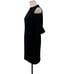 Rickie Freeman for Teri Jon Cold-Shoulder Bell-Sleeve Dress Black Size 8