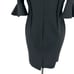 Rickie Freeman for Teri Jon Cold-Shoulder Bell-Sleeve Dress Black Size 8