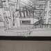 Chicago Sketchbook by Bill Olendorg Signed Hardback and Three Picture Frames Lot