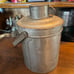 Round Antique Miners Lunch Pail in very good shape