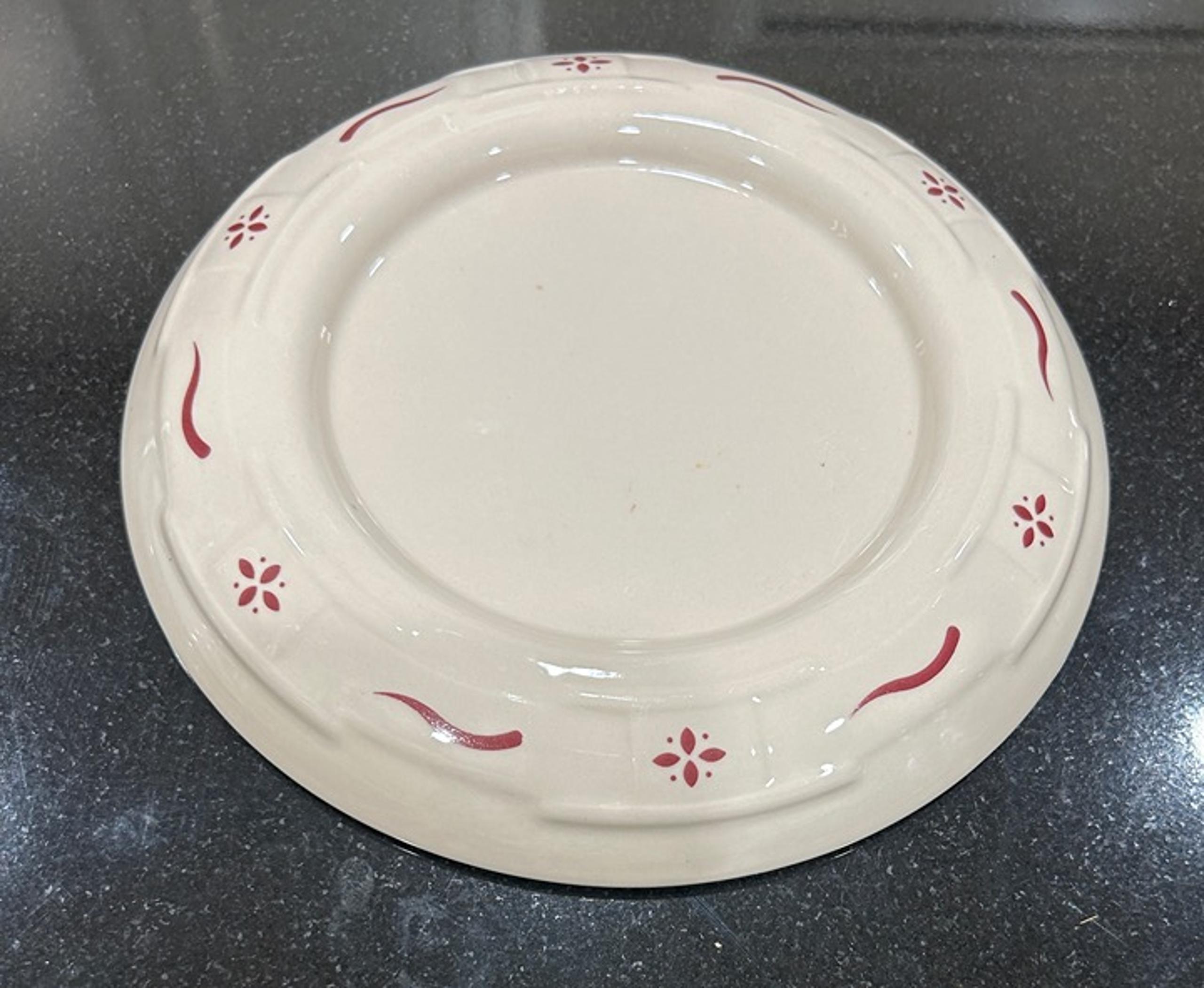 Longaberger Traditional Red Pillar Candle Holder