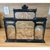 Vintage Chinese Cork Craving Diorama 4 screens handmade 17”L X3” W 15” H