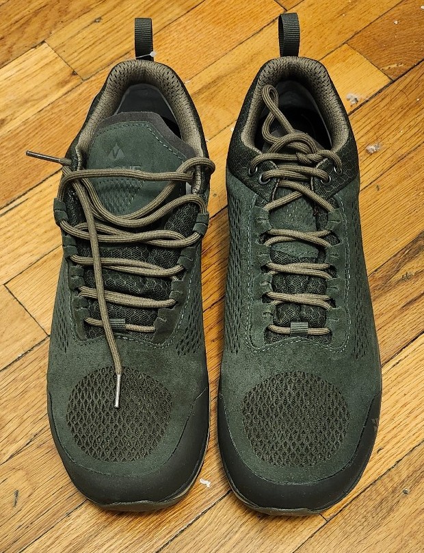 Vasque Mens Size 10.5 Breeze LT NTX NatureTex Low Suede Beluga Hiking Shoes