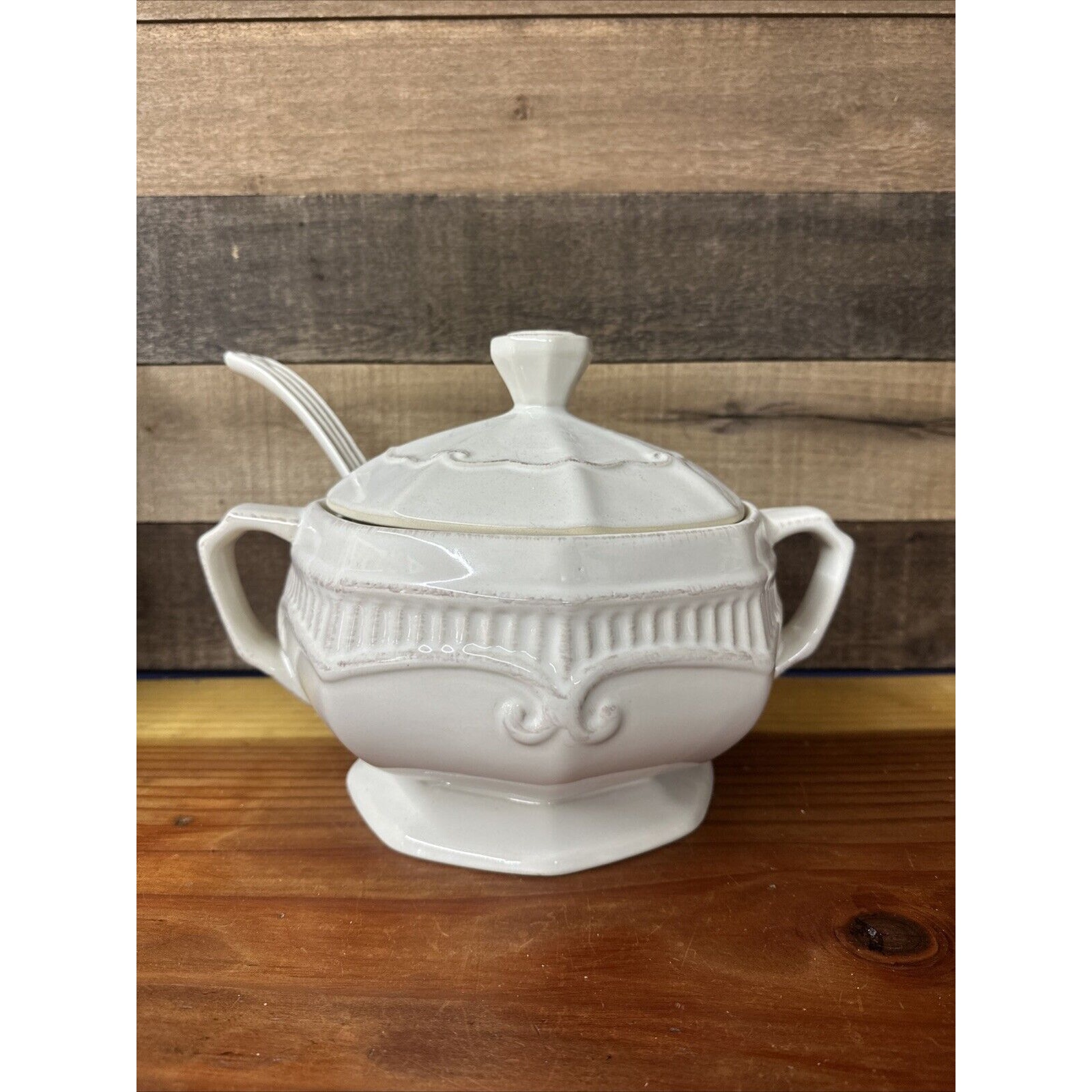 Gibson Soup Tureen With Lid And Spoon