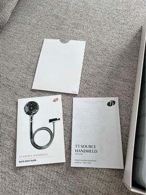 T3 shower head with extra filter