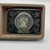 Vintage coin belt buckle