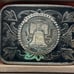 Vintage coin belt buckle