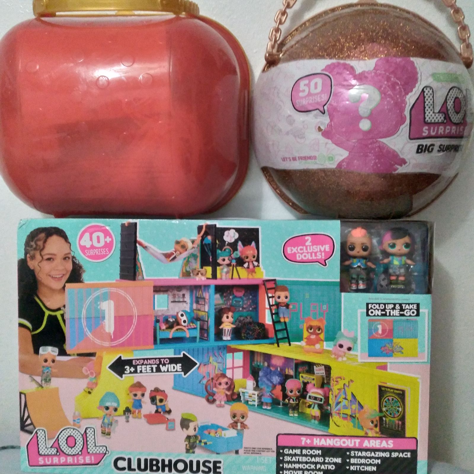 NEW LOL Surprise Dolls LOT Clubhouse, Big surprise, Swag family