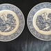 Vintage Stratwood Collection Shakespeare Country Blue/White 7.5 In Plates Set 7