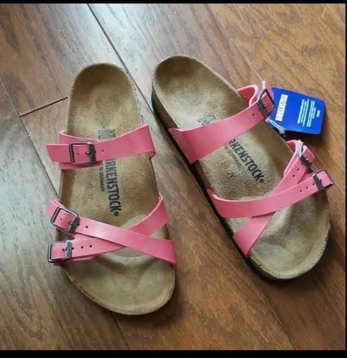 ✔ ✔✔Birkenstock Women's Nubuck Leather Sandals sz 6.5 (37) NWT