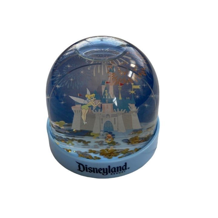 Disneyland Resort Disney Snow Globe 3.5 X 3.5 Tinkerbell Castle