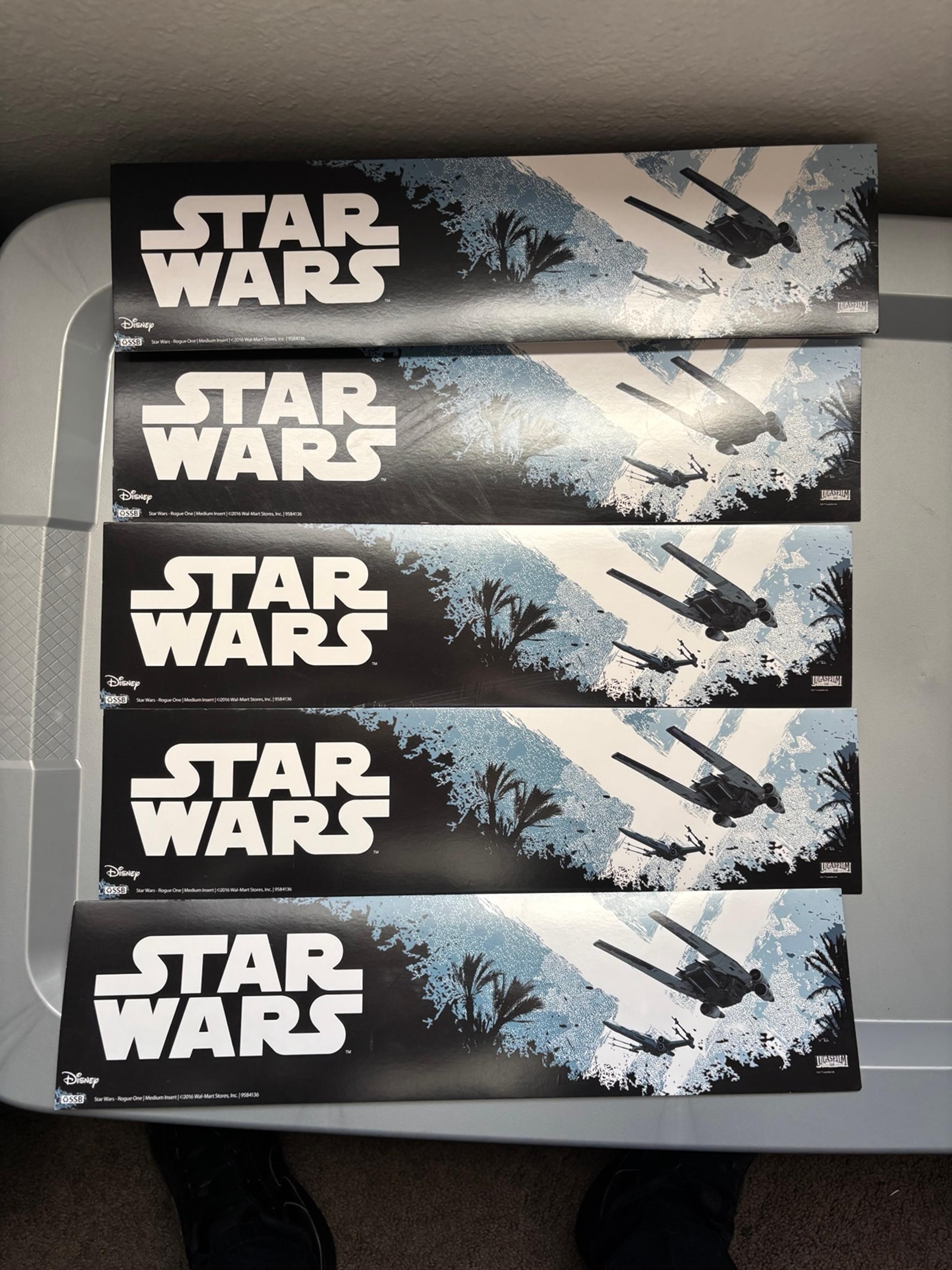 Star Wars rouge one Walmart inserts