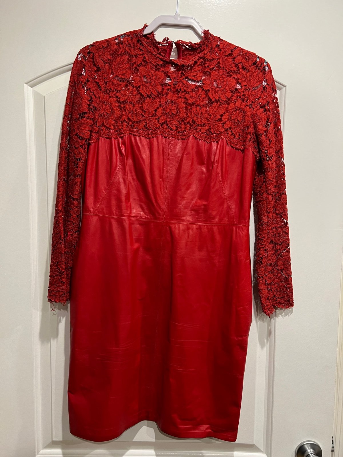 red Valentino back zip dresses