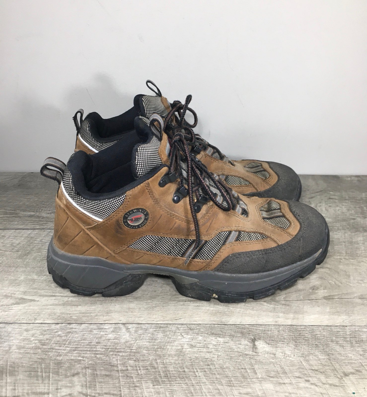 Mens Red Wing 8668 Muscle Leather Soft Toe Hiker Hiking Backpacking Boots 9.5